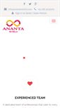 Mobile Screenshot of anantaworld.com